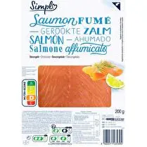 Simpl, Saumon fumé Atlantique