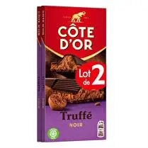 Côte d'or, Chocolat  Noir truffé