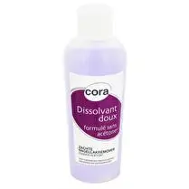 Cora, Dissolvant doux sans acétone