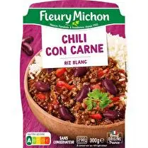 Fleury michon, Le Chili Con Carne et son riz blanc