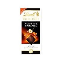 EXCELLENCE LINDT Tablette excellence noir noisette caramel