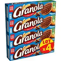 Lu, Granola Nappé de chocolat au lait