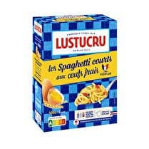 LUSTUCRU Spaghettis courts aux oeufs frais 500g Lustucru