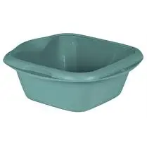 Eda, Cuvette carre 8l poignées ergonomiques vert eucalyptus