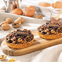Votre pâtissier propose, Tartelettes noix caramel frangipane x 2