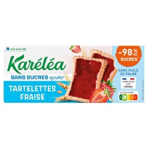 Karéléa, Tartelette fraise sans sucres ajoutés