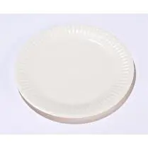 Le nappage, Assiettes carton blanc 18 cm