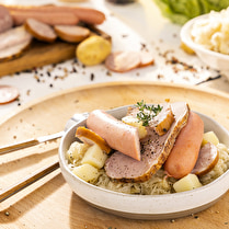 Fabriqué dans nos ateliers, Choucroute garnie