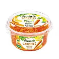 Bonduelle, Bonduelle carottes rapées au citron de Sicile - de nos producteurs