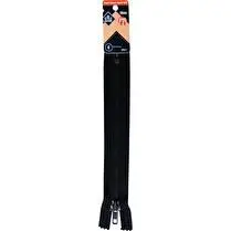 STYLE COUTURE, Fermeture à glissière Jean Noir 18Cm