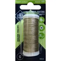 STYLE COUTURE, Fil Polyester 30M Bout Ecru