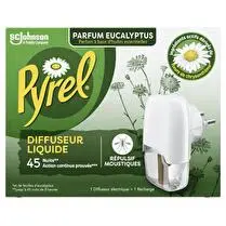 Pyrel, Diffuseur électrique liquide répulsif moustique eucalyptus