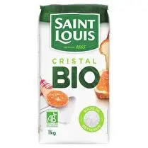 Saint Louis, Sucre cristal blanc bio sachet