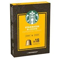 Starbucks, Capsules blonde espresso roast X 18