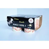 Ferme Baron, Crème dessert vanille