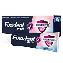 Fixodent, Crème fixative plus barrière anti-particules fresh 40grs