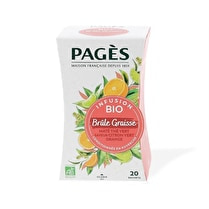 Pagès, Infusion bio brule graisse mate the vert saveur citron vert orange x20s