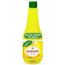 Siracuse, Jus de citron jaune de Sicile