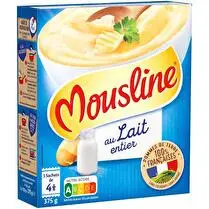 Mousline, Purée au lait entier x 3