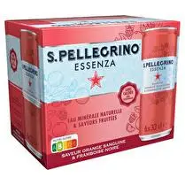 San Pellegrino, Eau gazeuse aromatisée orange sanguine framboise noire