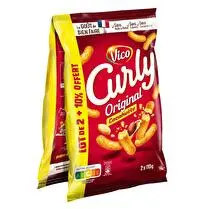 Vico, Curly Cacahuète - 2 x 100 g + 10 % offert