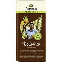 Alnatura, Chocolat au lait