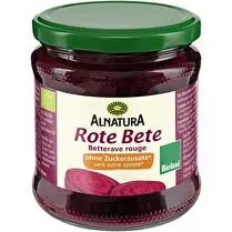 Alnatura, Betterave rouge sans sucre ajouté