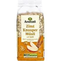 Alnatura, Muesli croustillant à la cannelle BIO