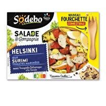 SALADE & COMPAGNIE SODEBO Salade Helsinki pâtes, oeuf, surimi, tomates marinées