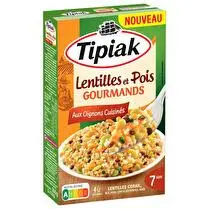 Tipiak, Lentilles et pois gourmands x 2