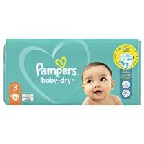 Pampers, Couches baby dry géant taille 3
