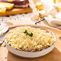 Cuisiné dans nos ateliers, Parmentier de canard et patate douce