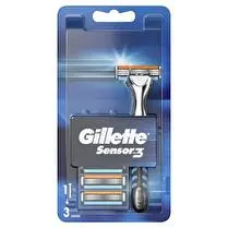 Gillette, Rasoir sensor 3 + 3 recharges