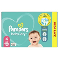 Pampers, Couches baby dry taille 4  Mega pack