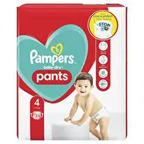 Pampers, Culottes paquet taille 4
