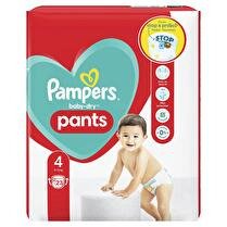 PAMPERS Culottes paquet taille 4