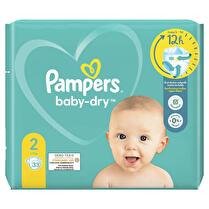 PAMPERS Couches paquet taille 2