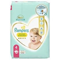 PAMPERS Couches prémium taille 4