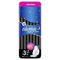 Always, Serviettes maxi nuit