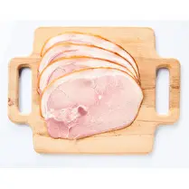 Emballé dans nos ateliers, 4 tranches de jambon fumé supérieur