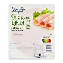 Simpl, Blanc de dinde doré au four