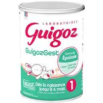 Guigoz, Lait poudre 1ère âge dès la naissance boite métal
