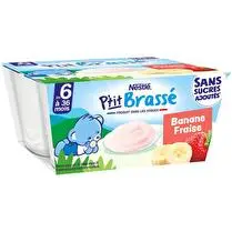 Nestlé, Sans sucres ajoutés fraise banane dès 6 mois