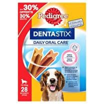 PEDIGREE Bâtonnets hygiène bucco-dentaire 28 Pour moyen chien  dont 30% offerts