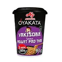Oyakata, Nouilles sautées yakisoba cup poulet pad thaï