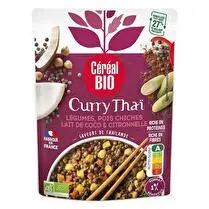 Céréal bio, Doy curry thaï lentilles coco