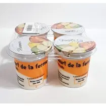 Ferme de la Ceriseraie, Yaourt aux fruits pomme vanille