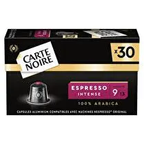 Carte noire, Capsule de café espresso Intense n°9 - x 30