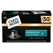 CARTE NOIRE Capsules café espresso N°7 x30