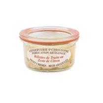 Conserverie St Christophe, Rillettes de truite au zeste de citron